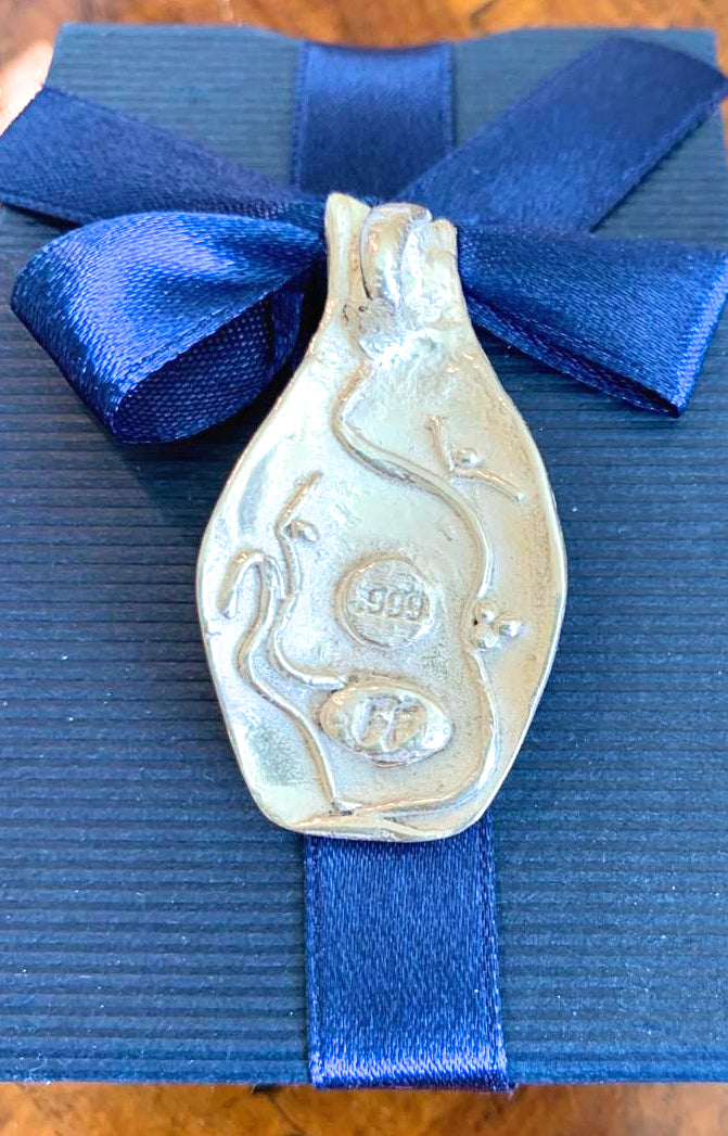 Pure Silver and Genuine Garnet