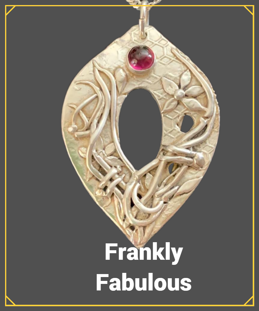 Genuine Garnet and Pure Silver