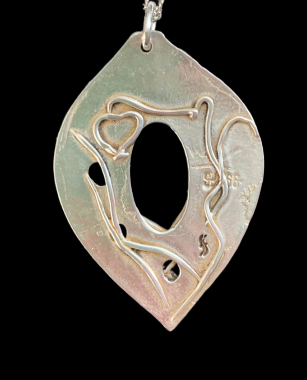 Genuine Garnet and Pure Silver